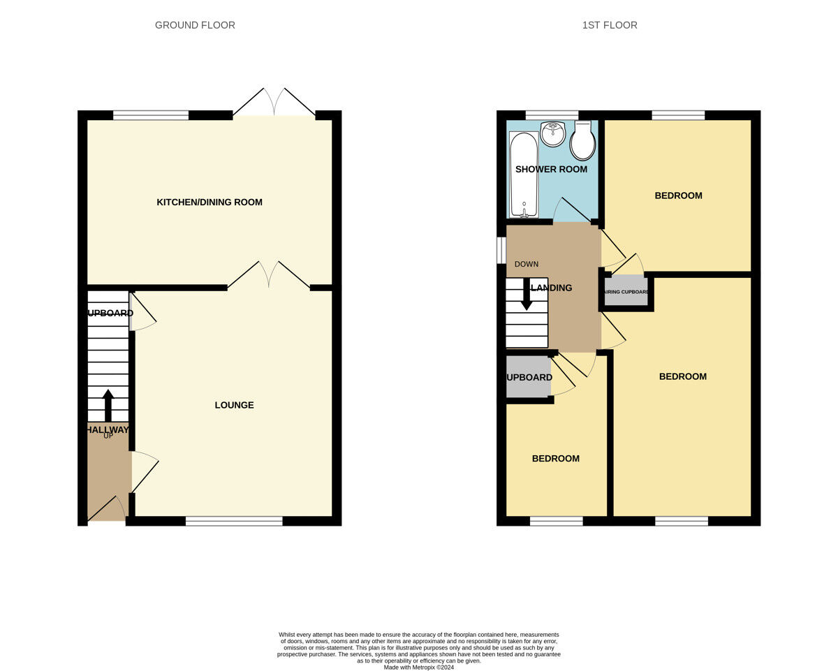 Floorplan of 3 bedroom Semi Detached House for sale, Scotton Avenue, Little Sutton, Cheshire, CH66