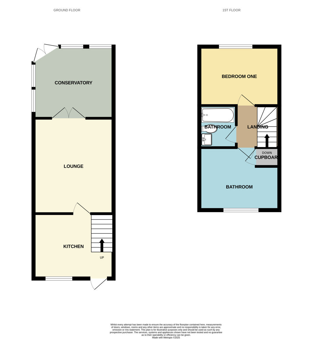 Floorplan of 2 bedroom End Terrace House for sale, Holm Drive, Elton, Cheshire, CH2