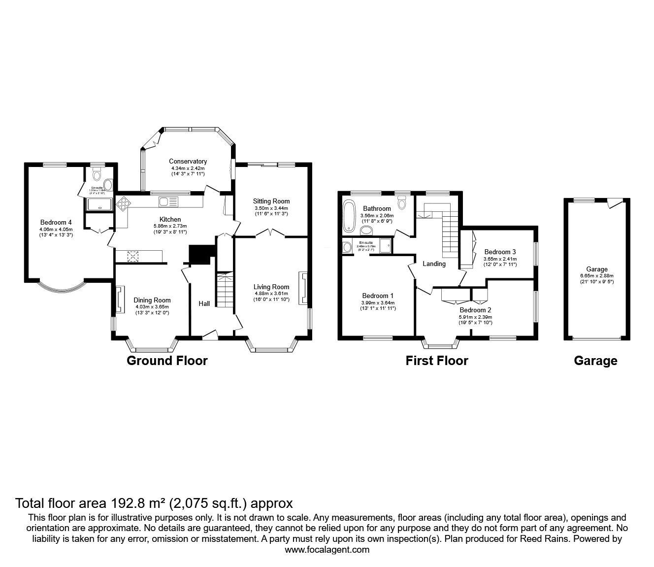 Floorplan of 4 bedroom Detached House for sale, Ivy Lane, Cheshire, SK11