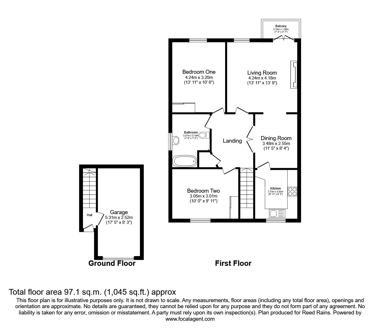 Floorplan of 2 bedroom  Flat to rent, Arbour Mews, Tytherington, Cheshire, SK10