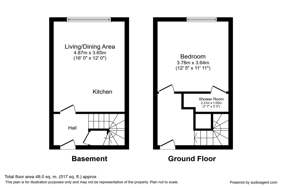 Floorplan of 1 bedroom  Flat to rent, Newton Street, Manchester, M1