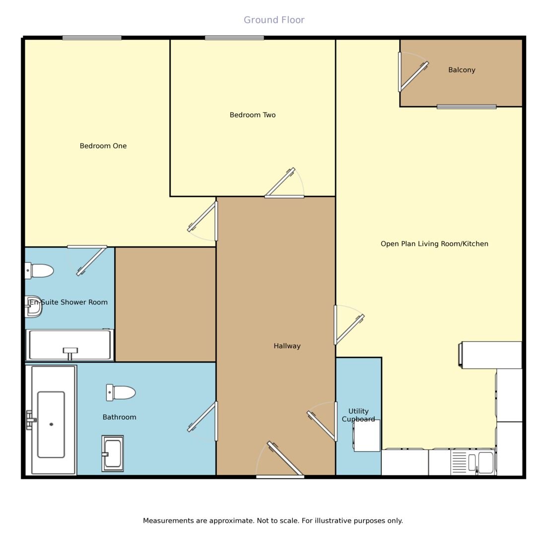 Floorplan of 2 bedroom  Flat to rent, Fernie Street, Manchester, Greater Manchester, M4