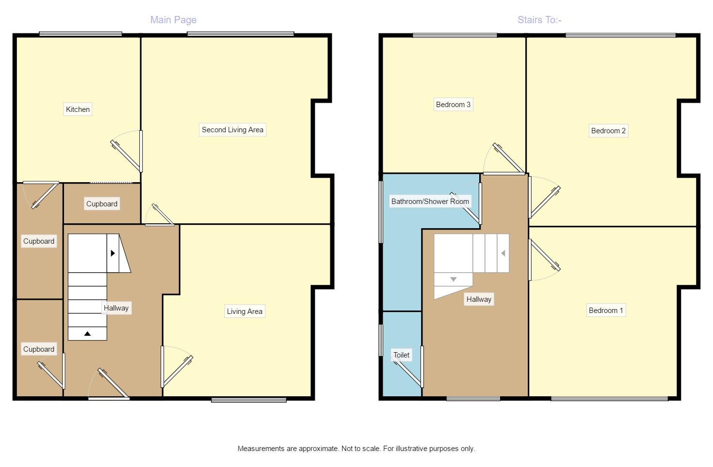 Floorplan of 3 bedroom Semi Detached House to rent, Parkside Road, Manchester, M14