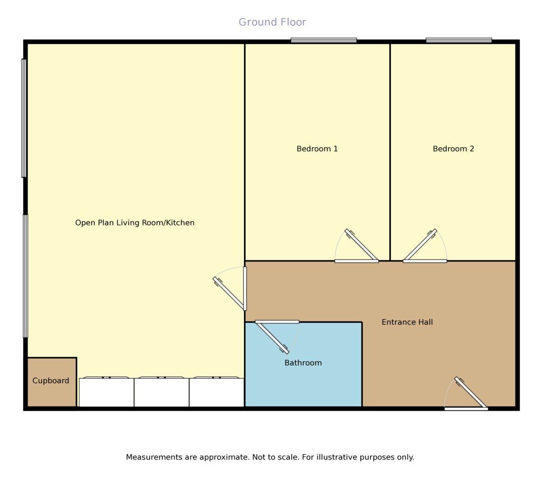 Floorplan of 2 bedroom  Flat to rent, Dalton Street, Manchester, M40