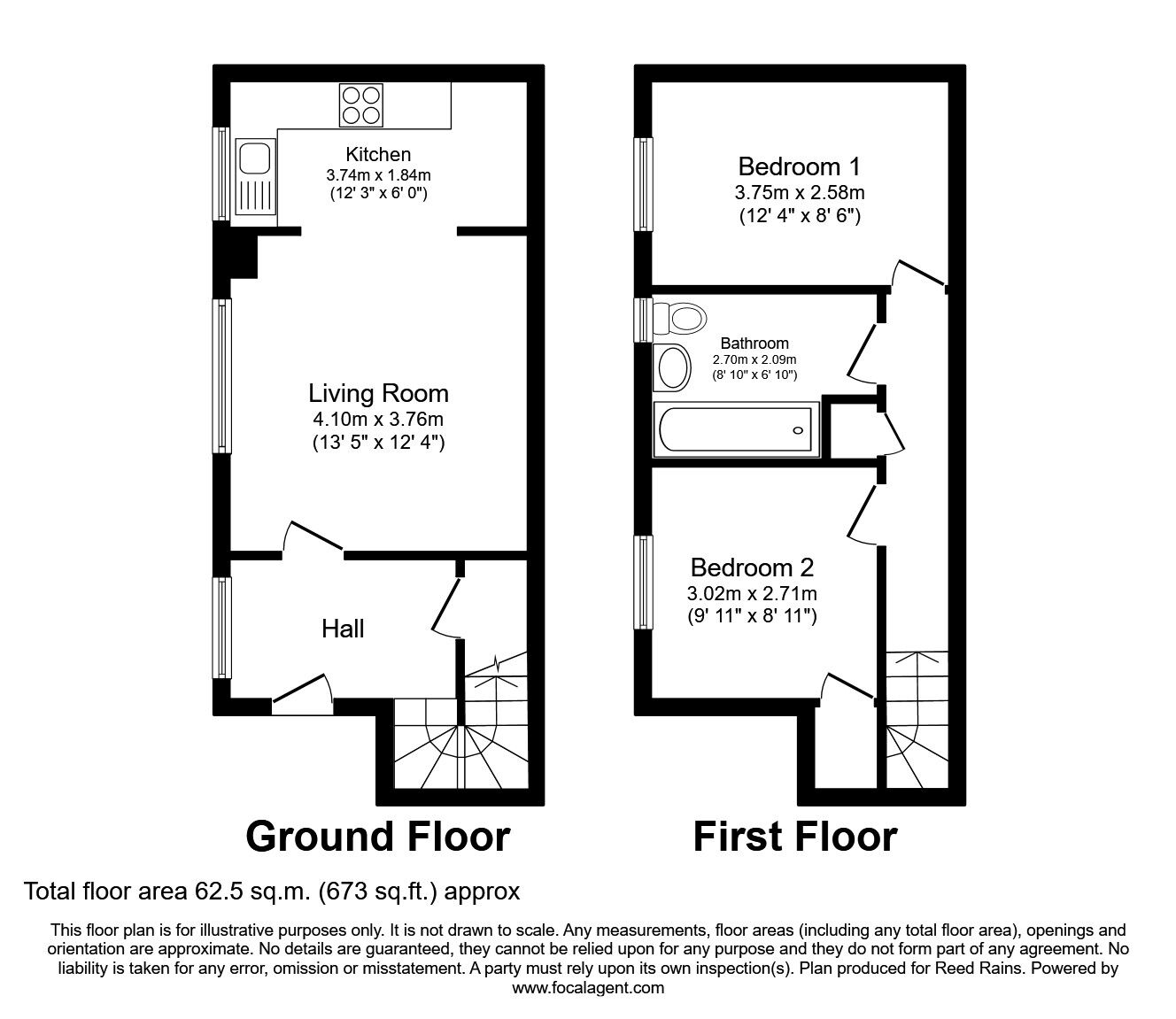 Floorplan of 2 bedroom  Flat to rent, Store Street, Manchester, Greater Manchester, M1