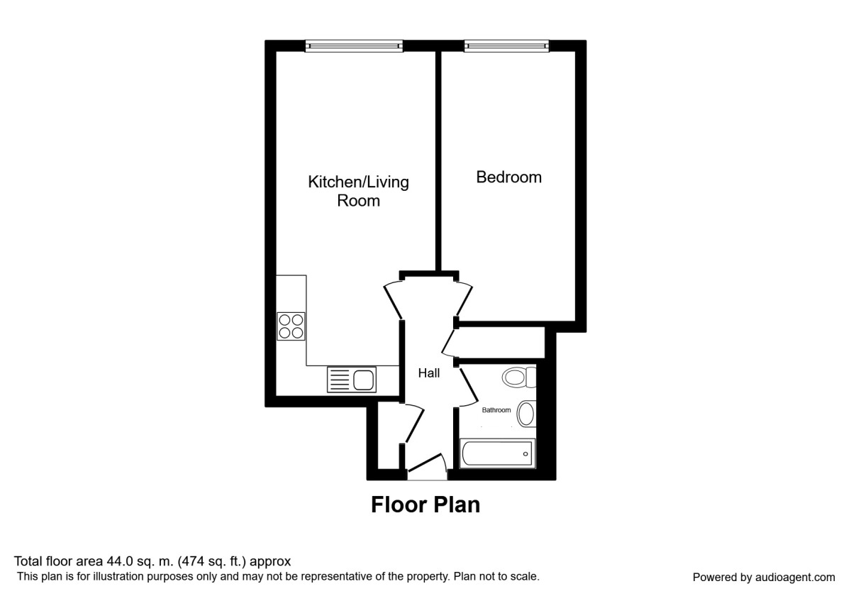 Floorplan of 1 bedroom  Flat for sale, Dale Street, Manchester, M1