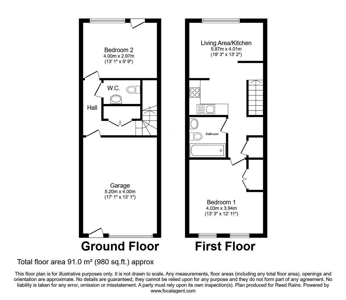 Floorplan of 2 bedroom  Flat for sale, Lockgate Mews, Manchester, M4