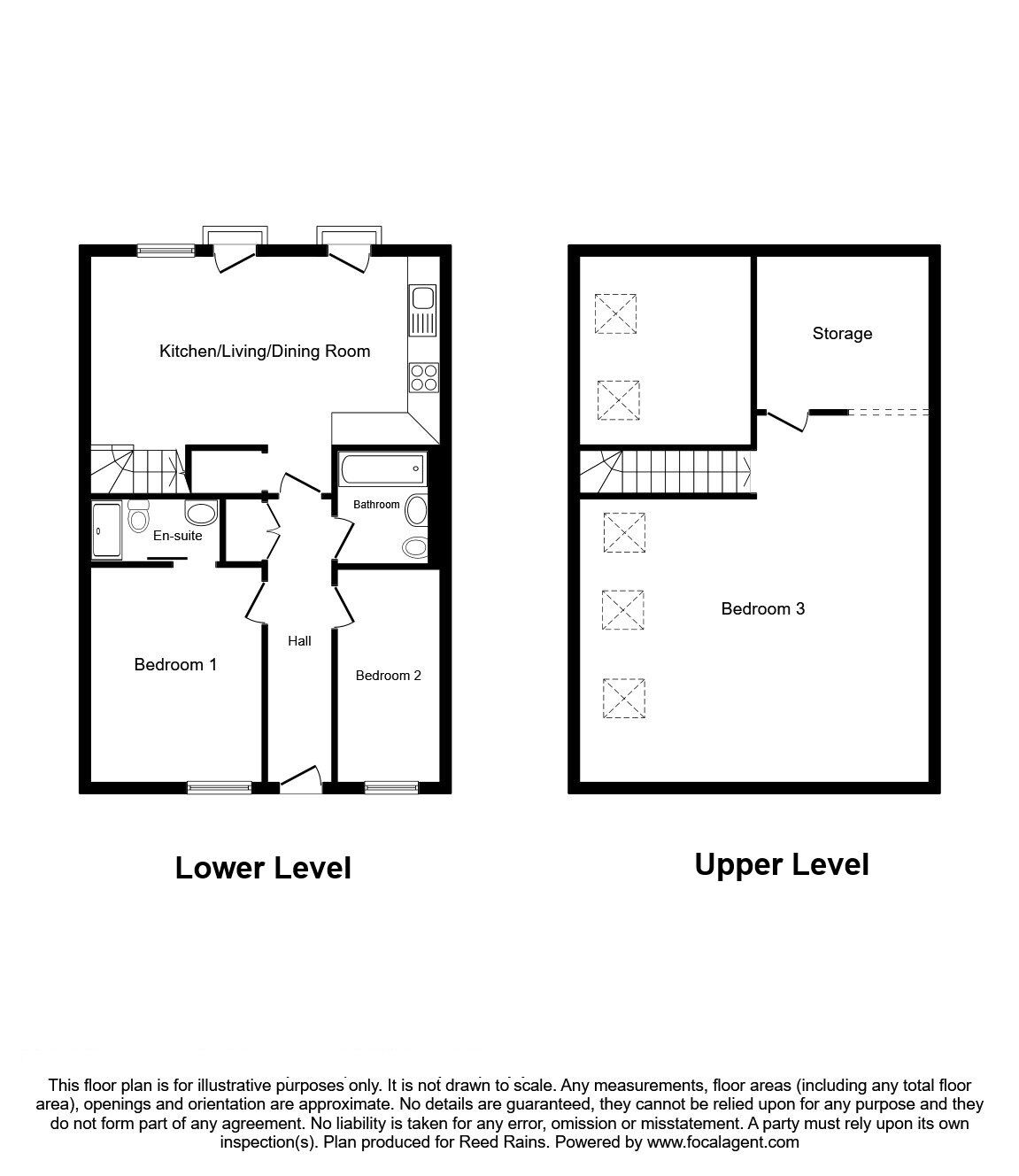 Floorplan of 3 bedroom  Flat for sale, George Leigh Street, Manchester, M4