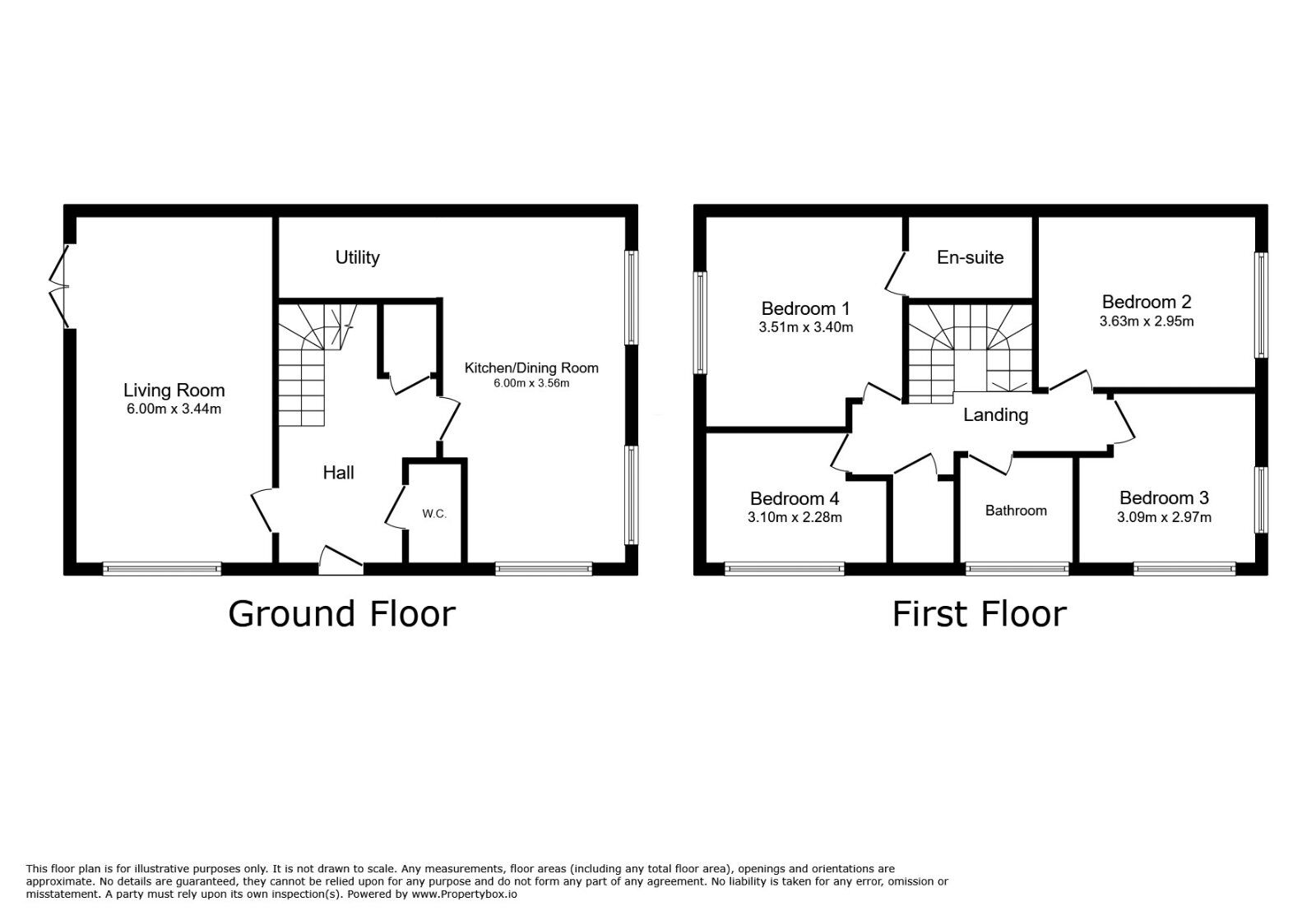 Floorplan of 4 bedroom Detached House for sale, Common Alder Way, Manchester, M9