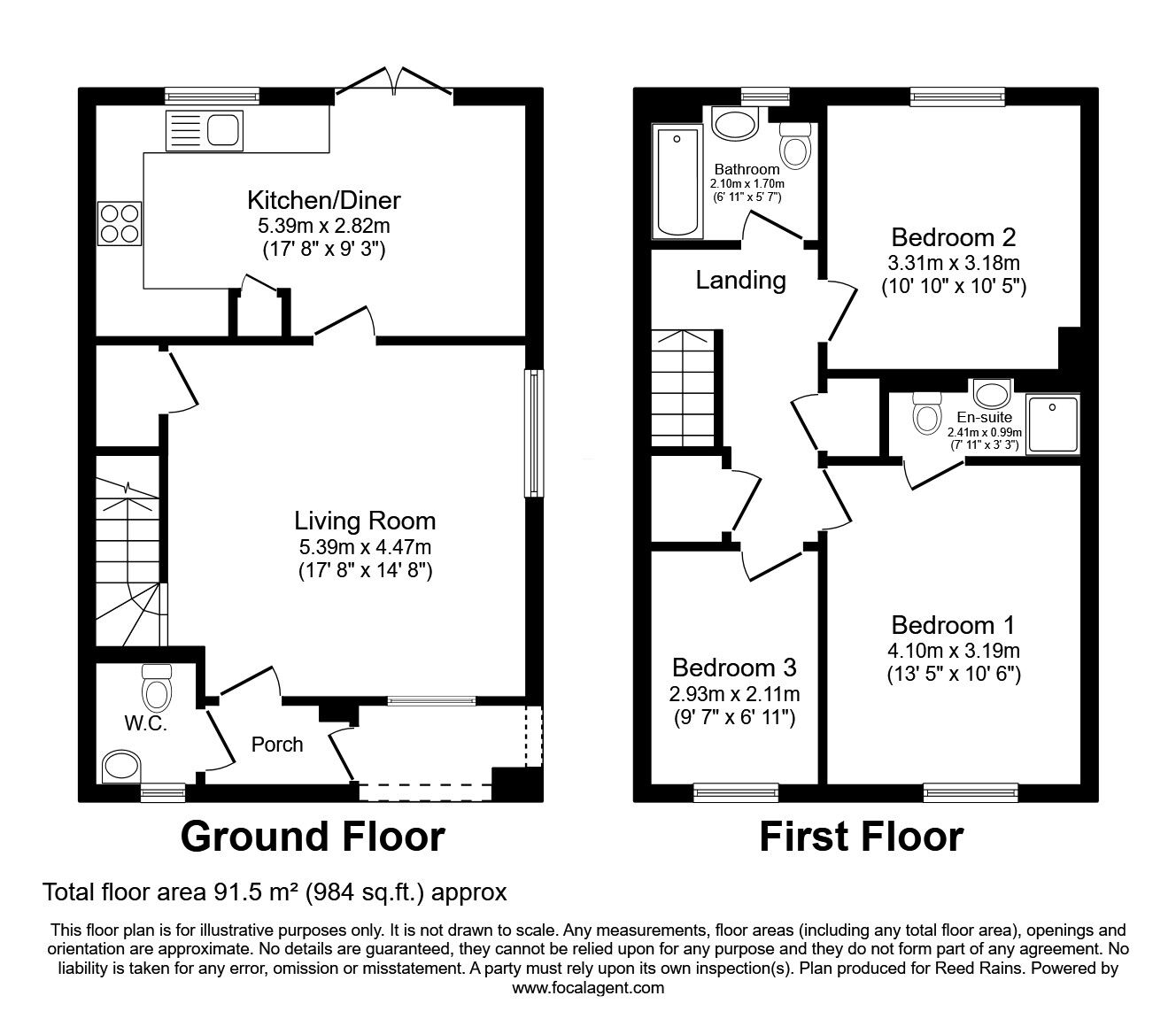 Floorplan of 3 bedroom Semi Detached House for sale, Butler Street, Manchester, M4