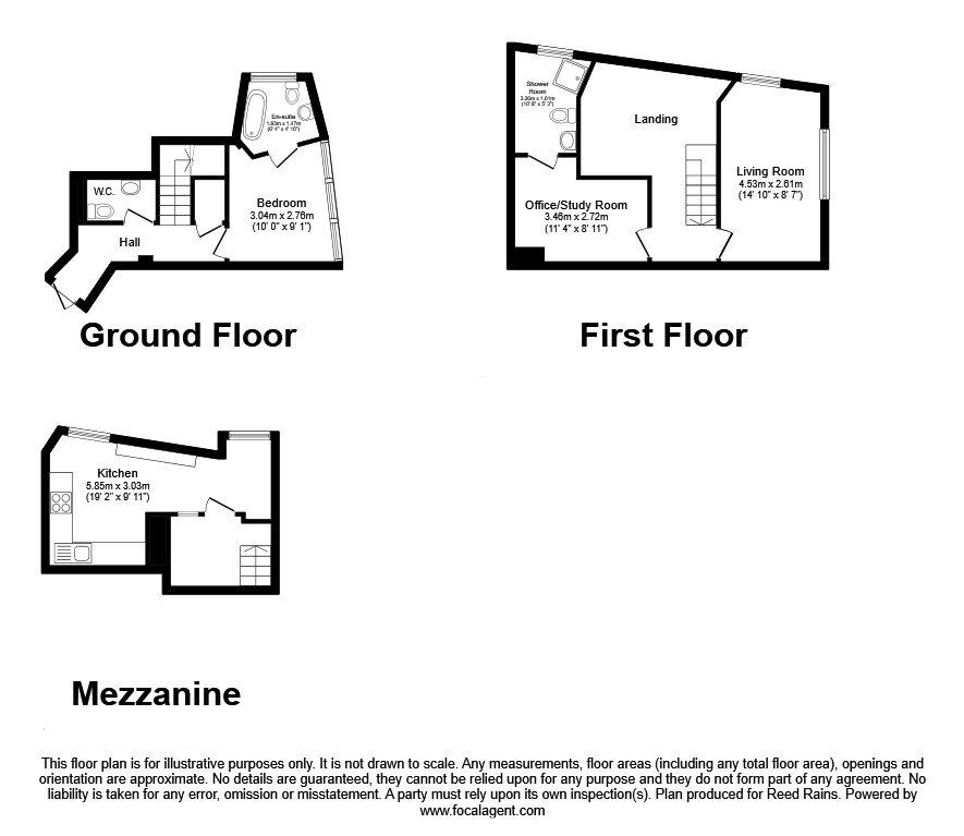 Floorplan of 1 bedroom  Flat for sale, Princess Street, Manchester, Greater Manchester, M1