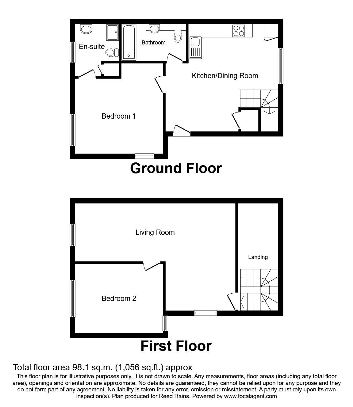 Floorplan of 2 bedroom  Flat for sale, Newton Street, Manchester, M1