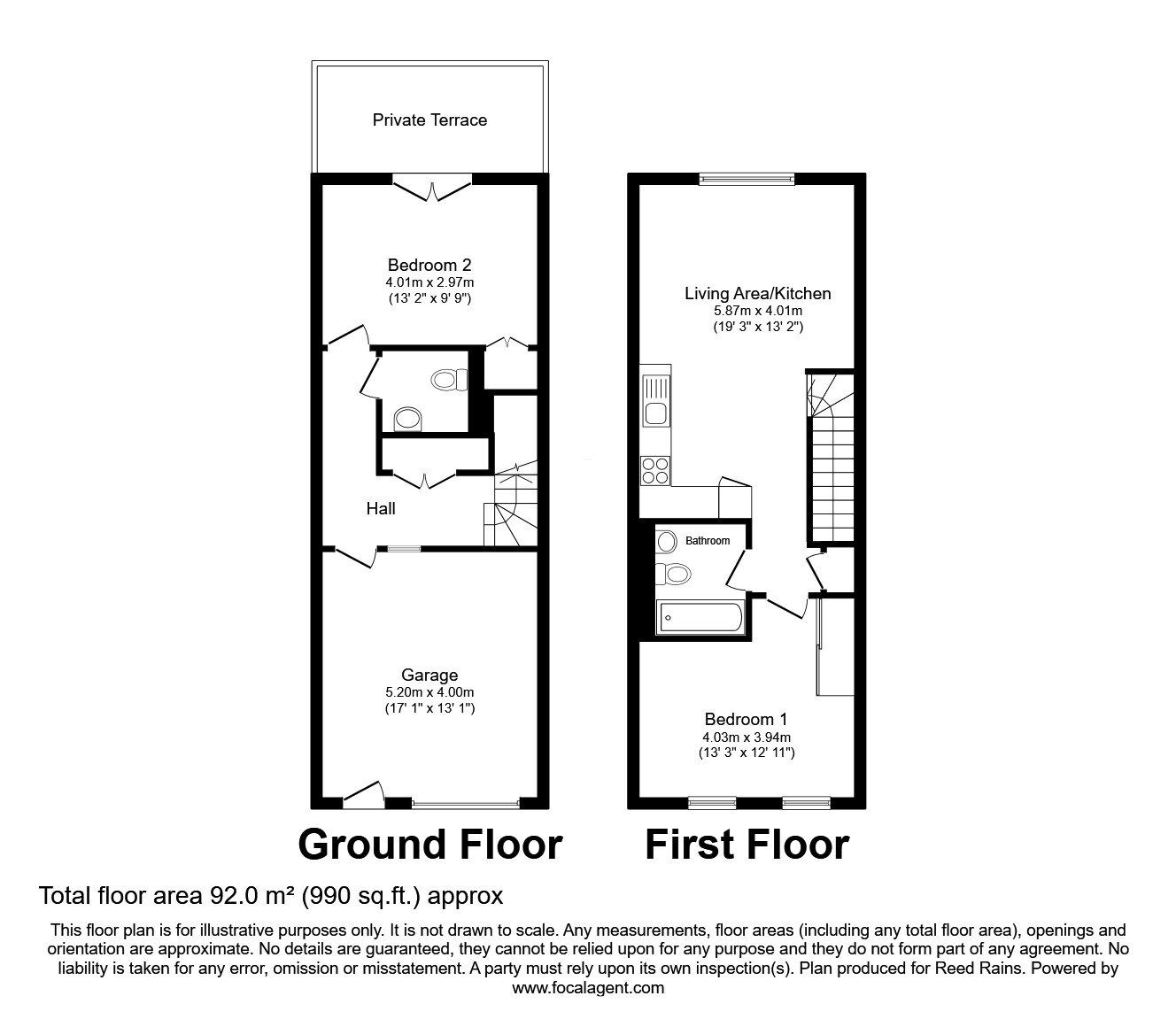 Floorplan of 2 bedroom  Flat for sale, Lockgate Mews, Manchester, M4