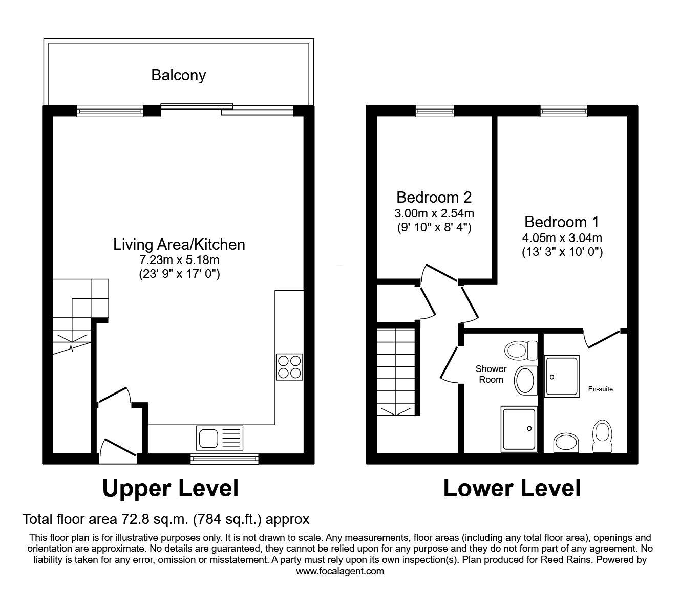 Floorplan of 2 bedroom  Flat for sale, Pollard Street, Manchester, M4