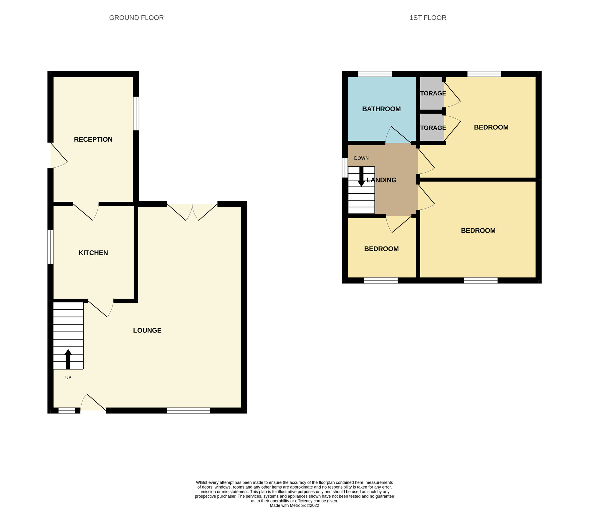 Floorplan of Semi Detached House to rent, Roseberry Crescent, Middlesbrough, North Yorkshire, TS6