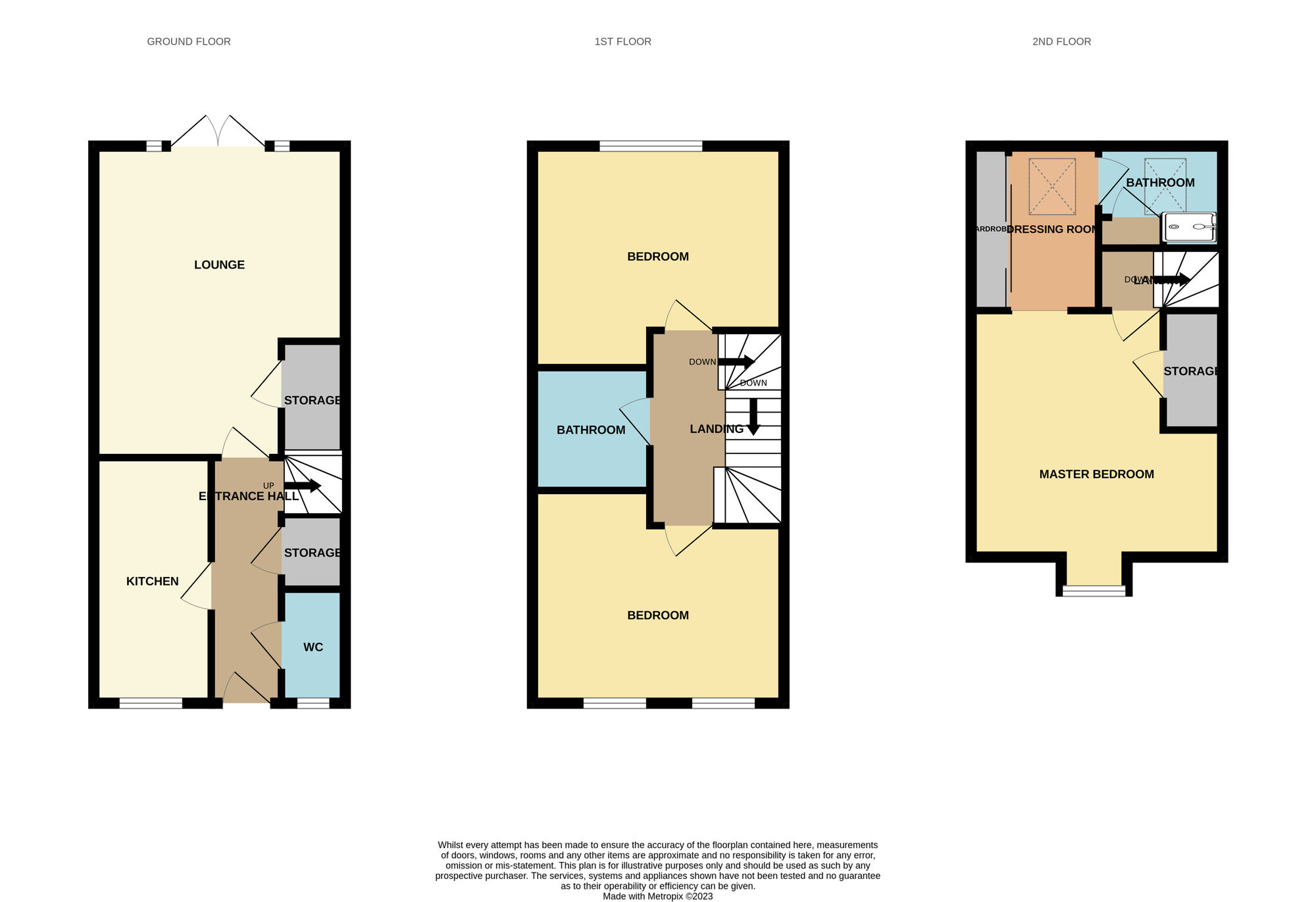 Floorplan of 3 bedroom Semi Detached House for sale, St. Barnabas Road, Middlesbrough, North Yorkshire, TS5