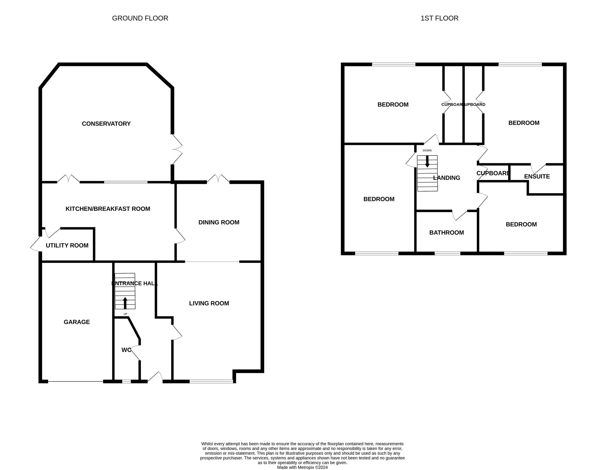 Floorplan of 4 bedroom Detached House for sale, Finchlay Court, Acklam, Middlesbrough, TS5