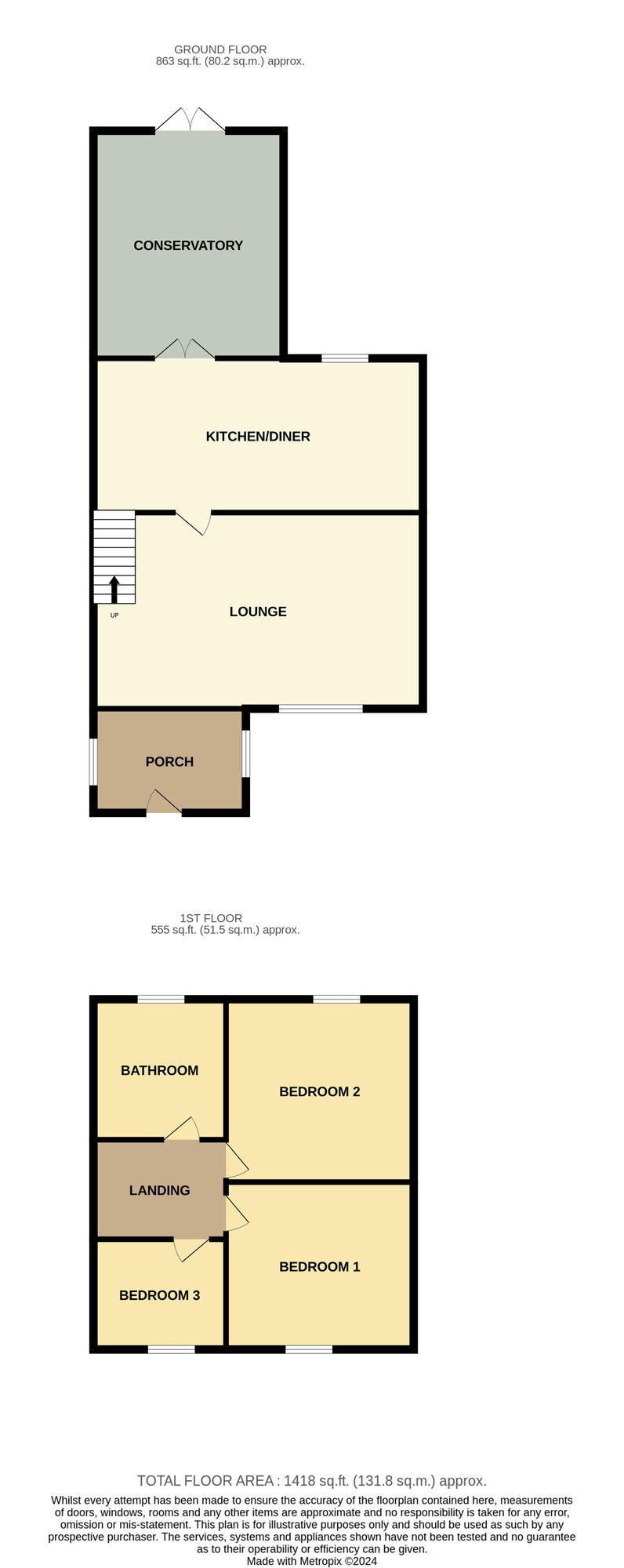 Floorplan of 3 bedroom Semi Detached House for sale, Trimdon Avenue, Acklam, Middlesbrough, TS5