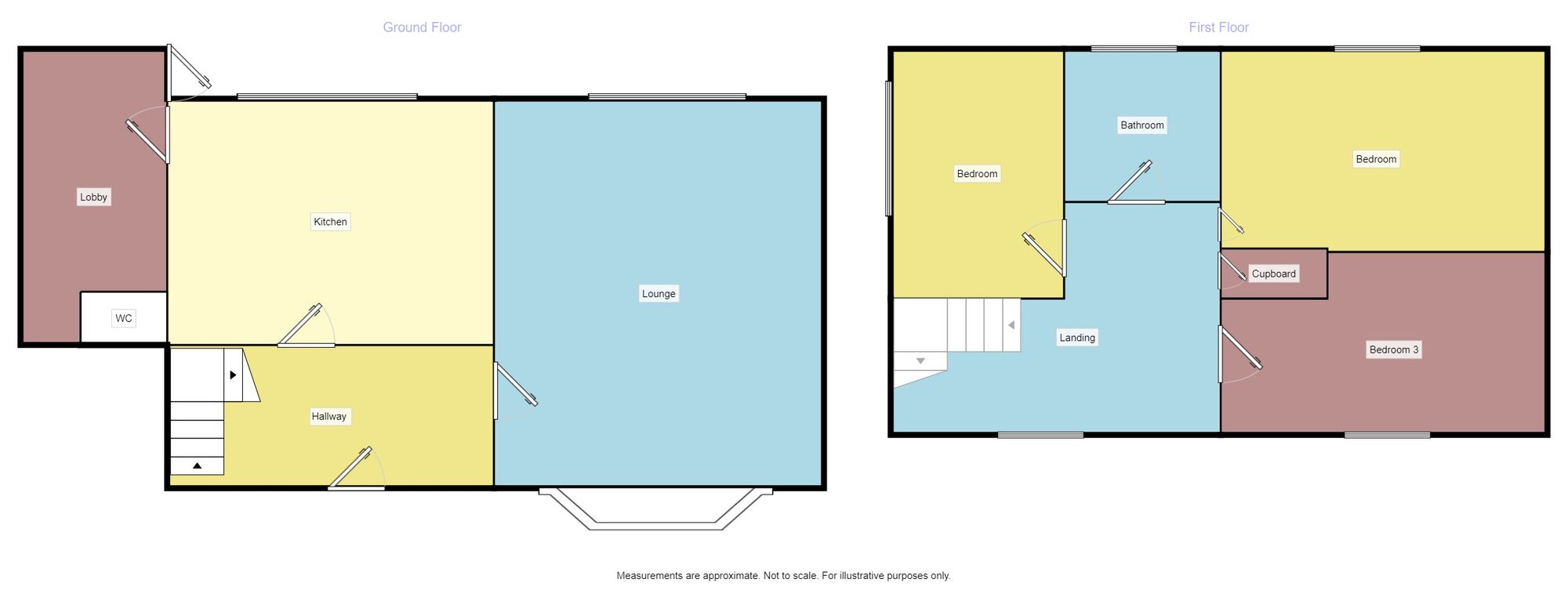 Floorplan of 3 bedroom Semi Detached House for sale, Cragdale Road, Berwick Hills, Middlesbrough, TS3