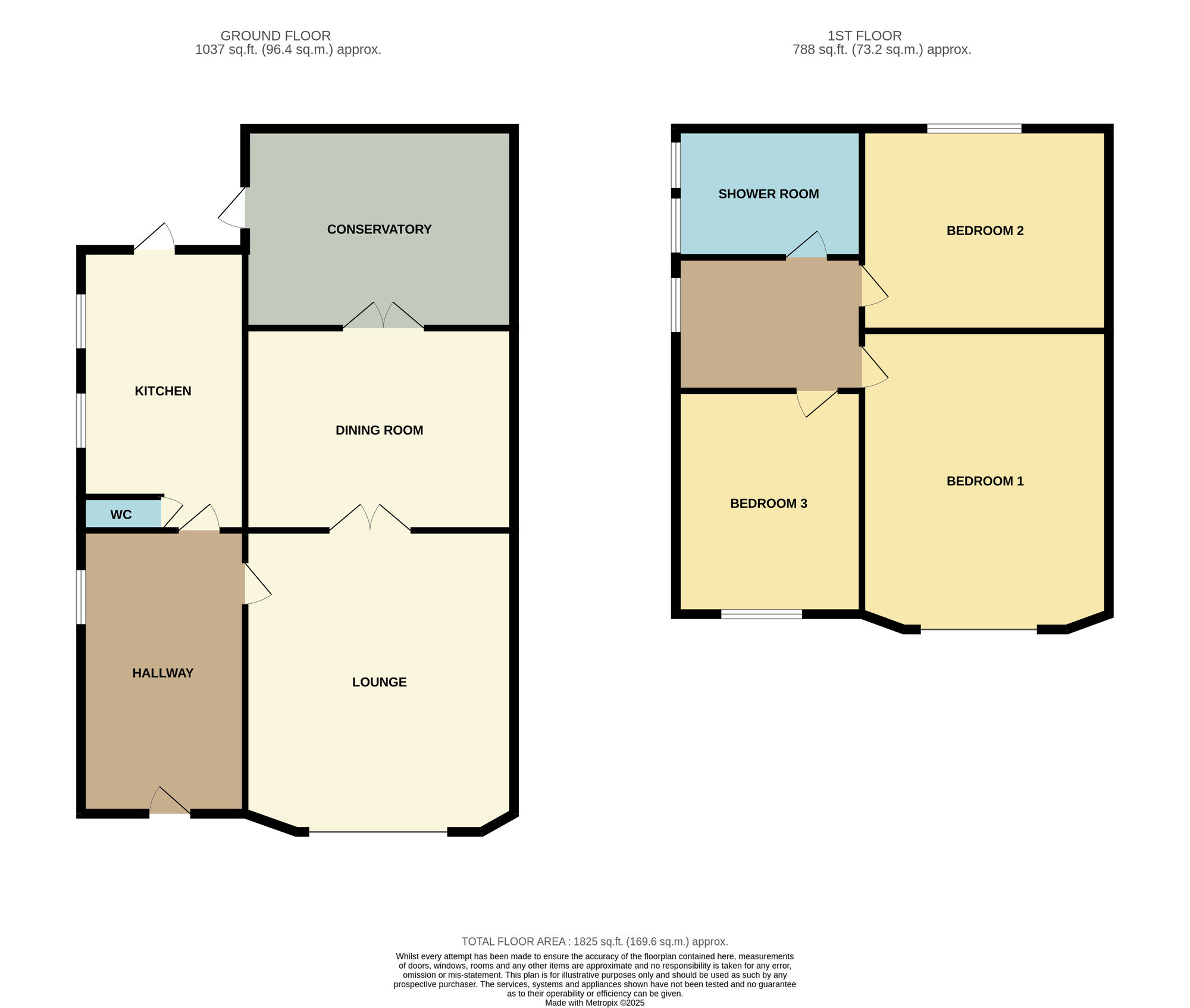 Floorplan of 3 bedroom Semi Detached House for sale, Tasmania Square, Marton-in-Cleveland, Middlesbrough, TS7