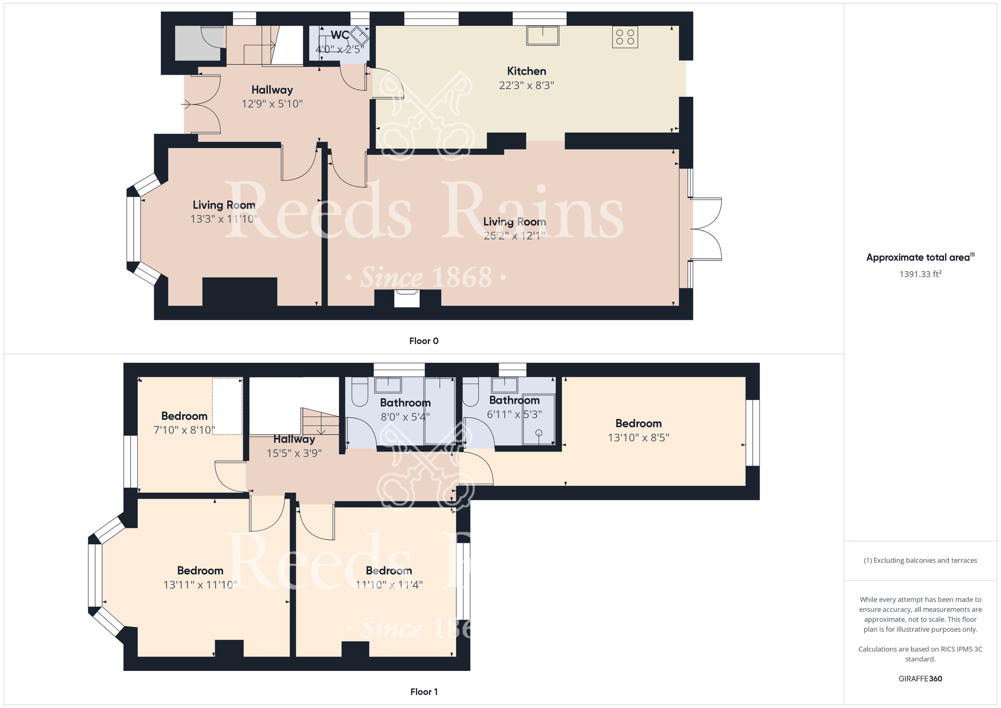 Floorplan of 4 bedroom Semi Detached House for sale, Acklam Road, Acklam, Middlesbrough, TS5