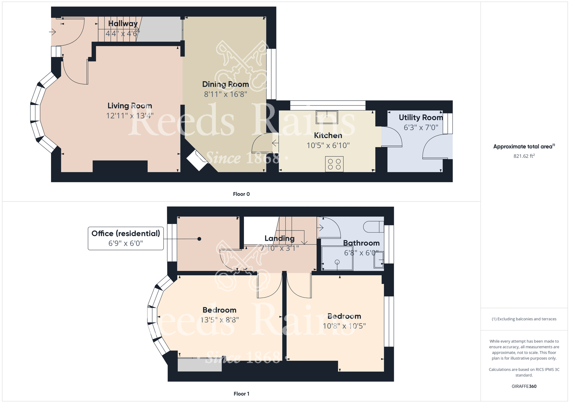 Floorplan of 3 bedroom Mid Terrace House for sale, Northern Road, Middlesbrough, North Yorkshire, TS5