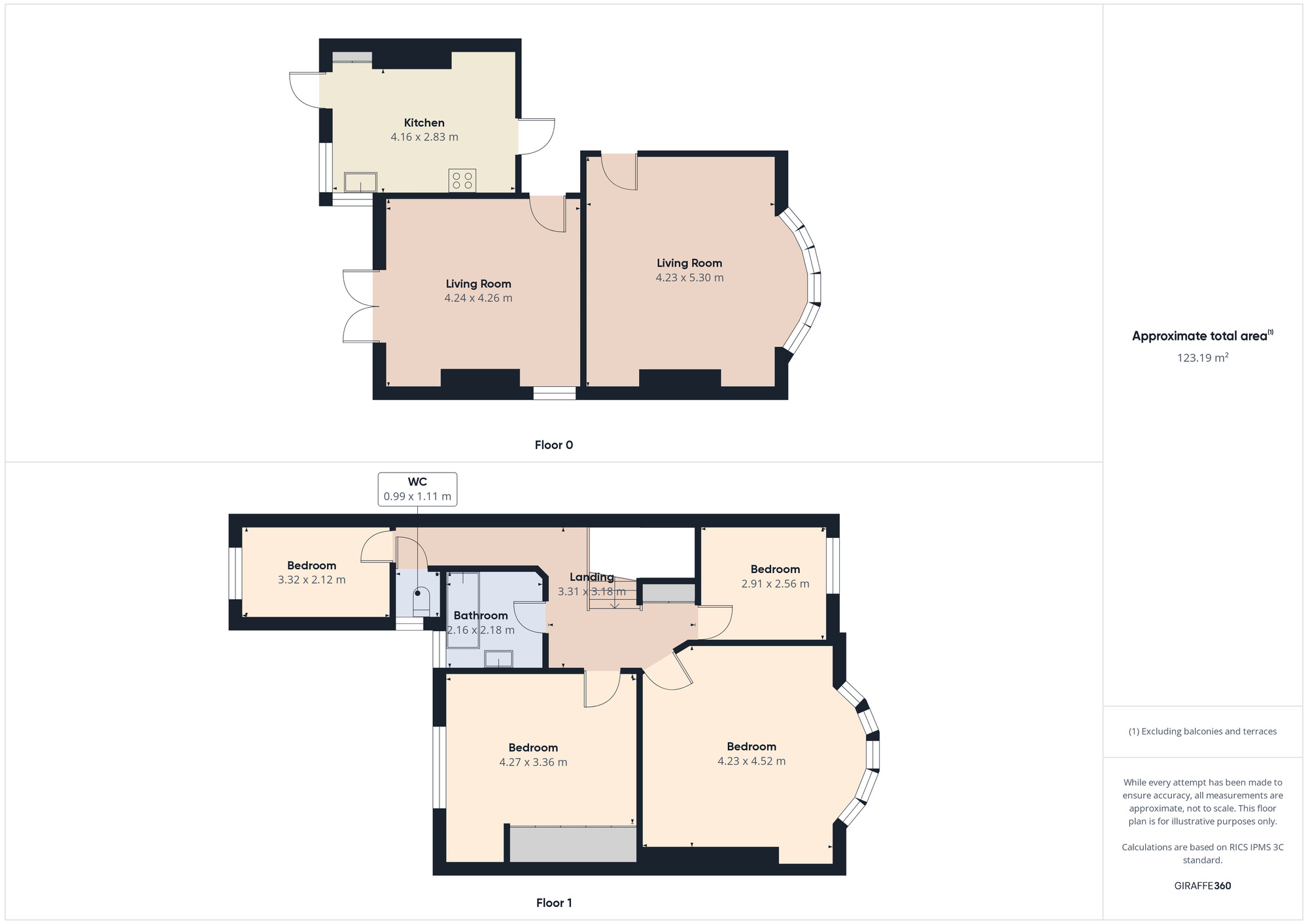 Floorplan of 4 bedroom Semi Detached House for sale, Reeth Road, Middlesbrough, North Yorkshire, TS5