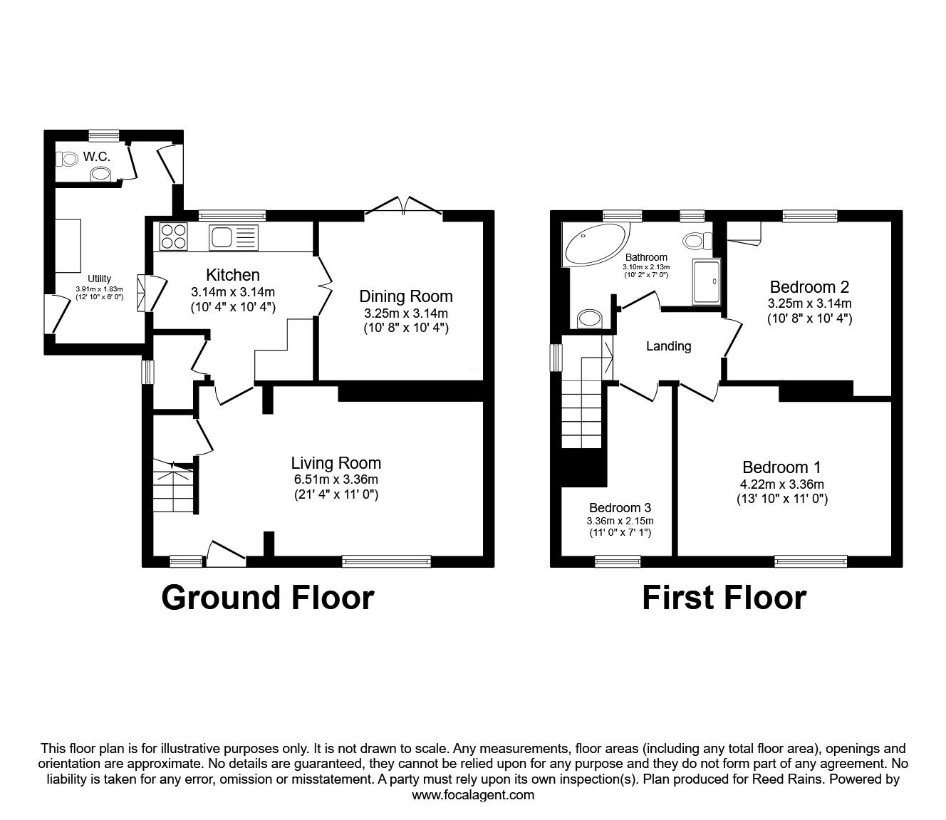 Floorplan of 3 bedroom Semi Detached House for sale, Ingle Avenue, Morley, West Yorkshire, LS27