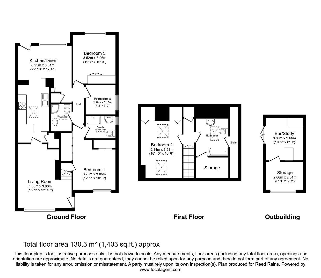 Floorplan of 4 bedroom Semi Detached House for sale, Croft House Avenue, Morley, West Yorkshire, LS27