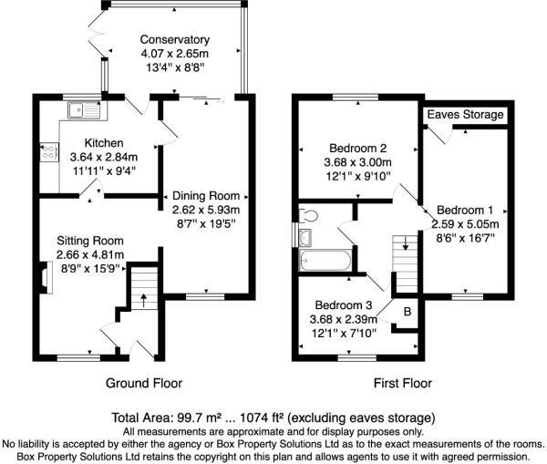 Floorplan of 3 bedroom Semi Detached House to rent, Merlin Close, Morley, West Yorkshire, LS27