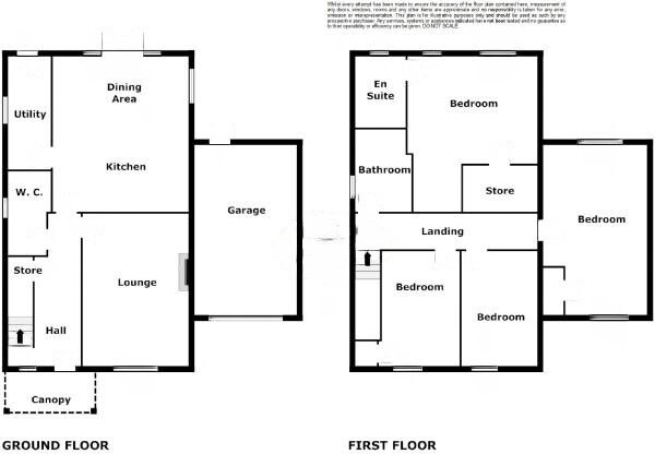 Floorplan of 4 bedroom Detached House for sale, Cedar Grove, Nantwich, Cheshire, CW5