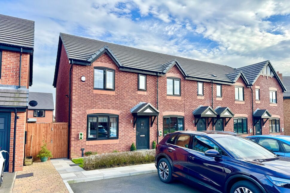 Main image of 3 bedroom End Terrace House for sale, Bebbington Way, Willaston, Cheshire, CW5