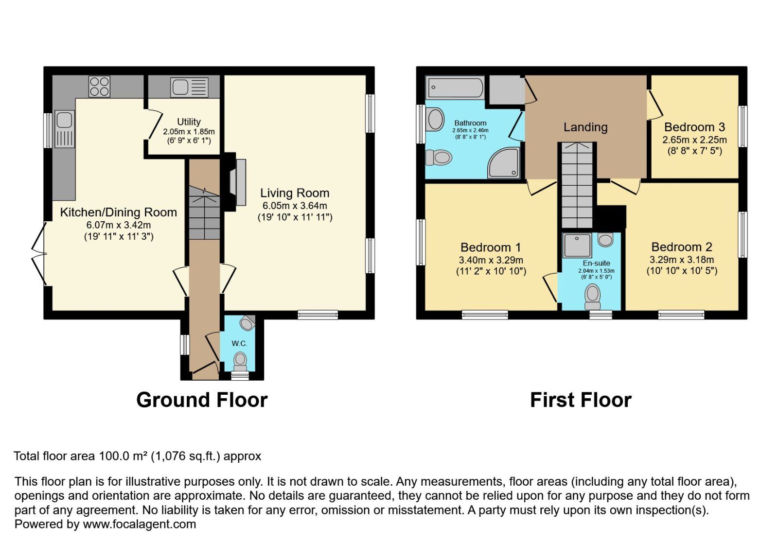 Floorplan of 3 bedroom Semi Detached House for sale, Judes Crescent, Newtownards, County Down, BT23