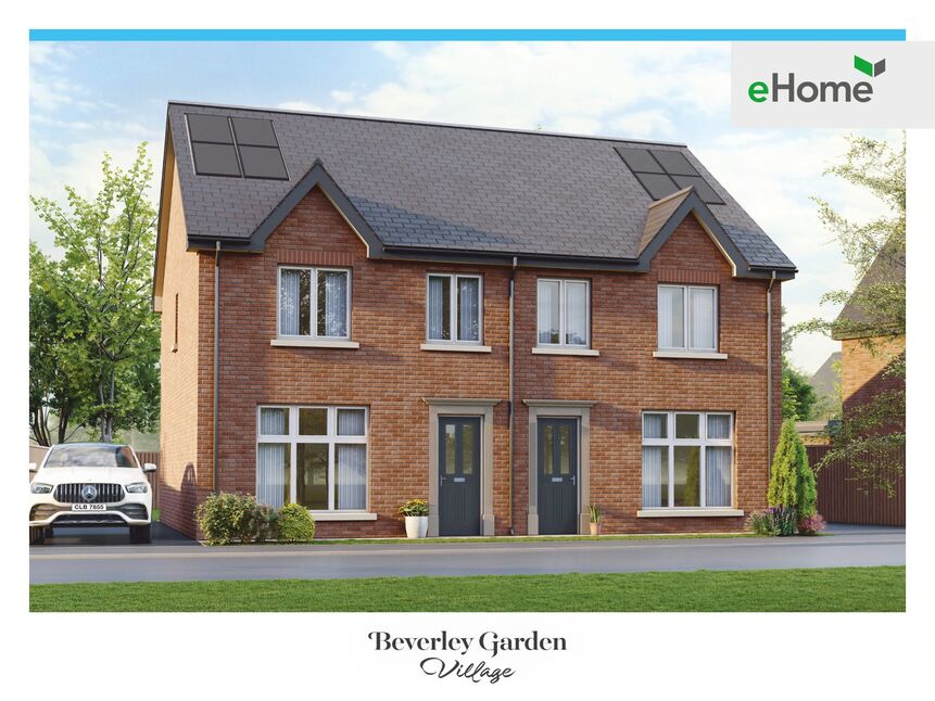 Main image of 3 bedroom Semi Detached House for sale, Beverley Garden Village, Bangor Road, County Down, BT23