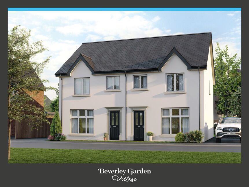 Main image of 3 bedroom Semi Detached House for sale, Beverley Garden Village, Bangor Road, County Down, BT23