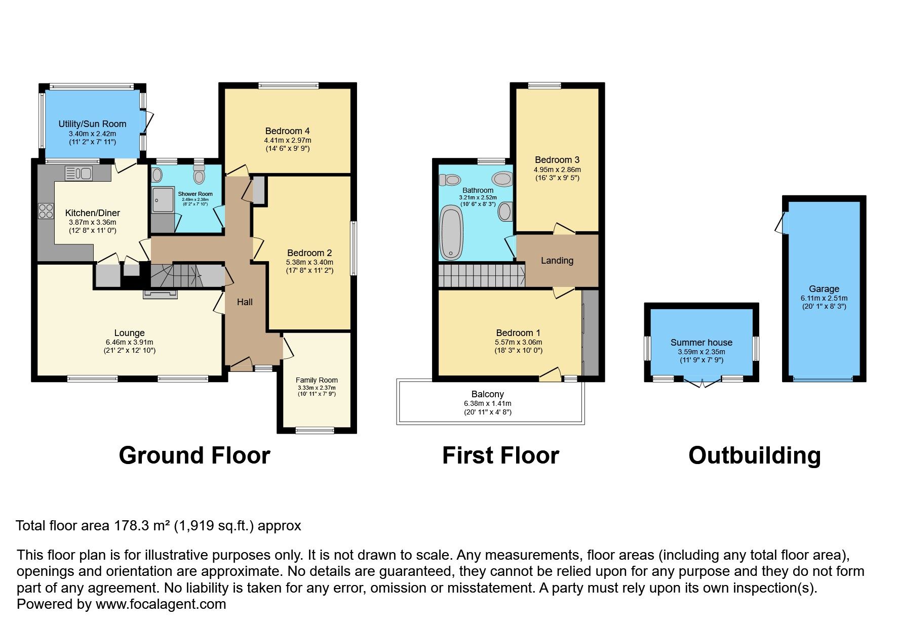 Floorplan of 4 bedroom Detached House for sale, Knightsbridge Court, Bangor, County Down, BT19