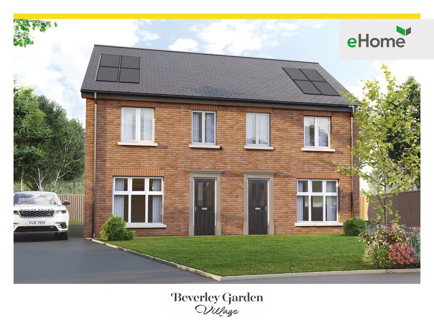 Main image of 3 bedroom Semi Detached House for sale, Beverley Garden Village, Bangor Road, County Down, BT23