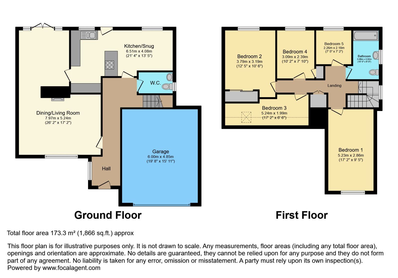 Floorplan of 5 bedroom Detached House for sale, Main Street, Conlig, County Down, BT23