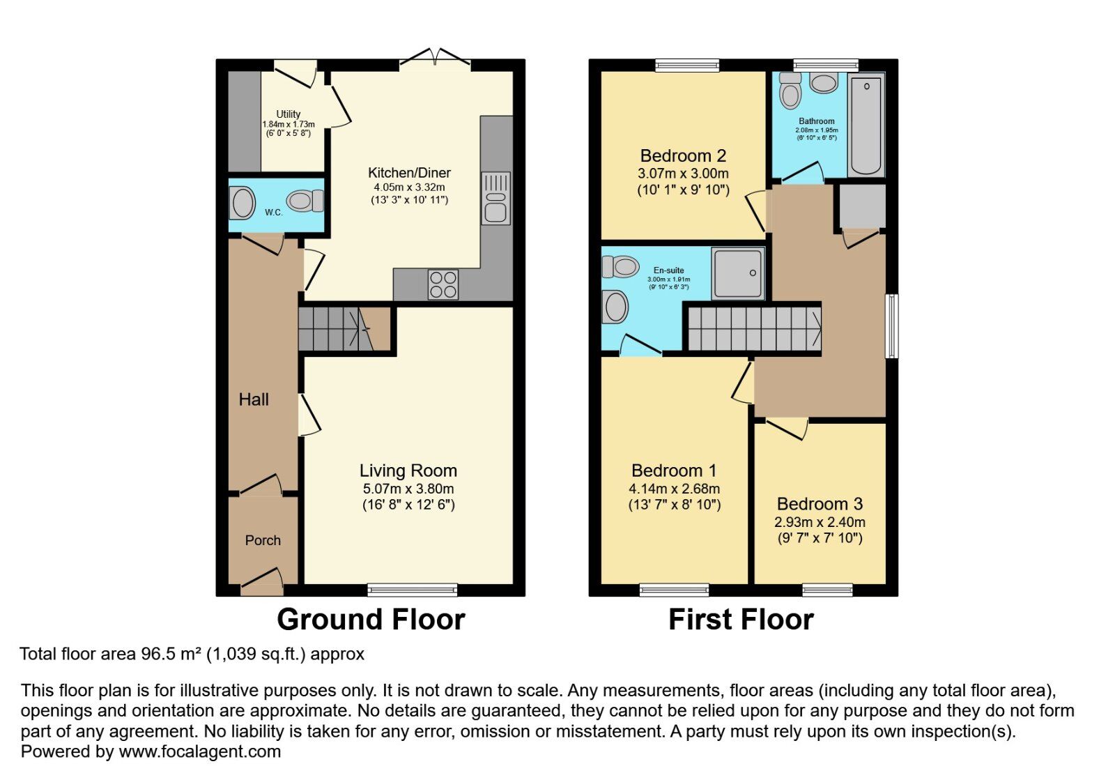 Floorplan of 3 bedroom Semi Detached House for sale, Bartleys Wood, Ballywalter, Newtownards, BT22