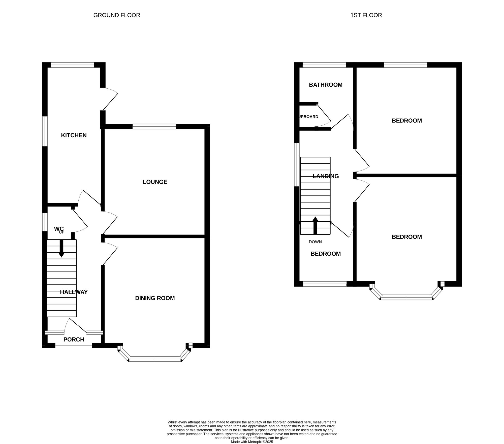 Floorplan of 3 bedroom Semi Detached House for sale, Grosvenor Gardens, Newcastle, Staffordshire, ST5