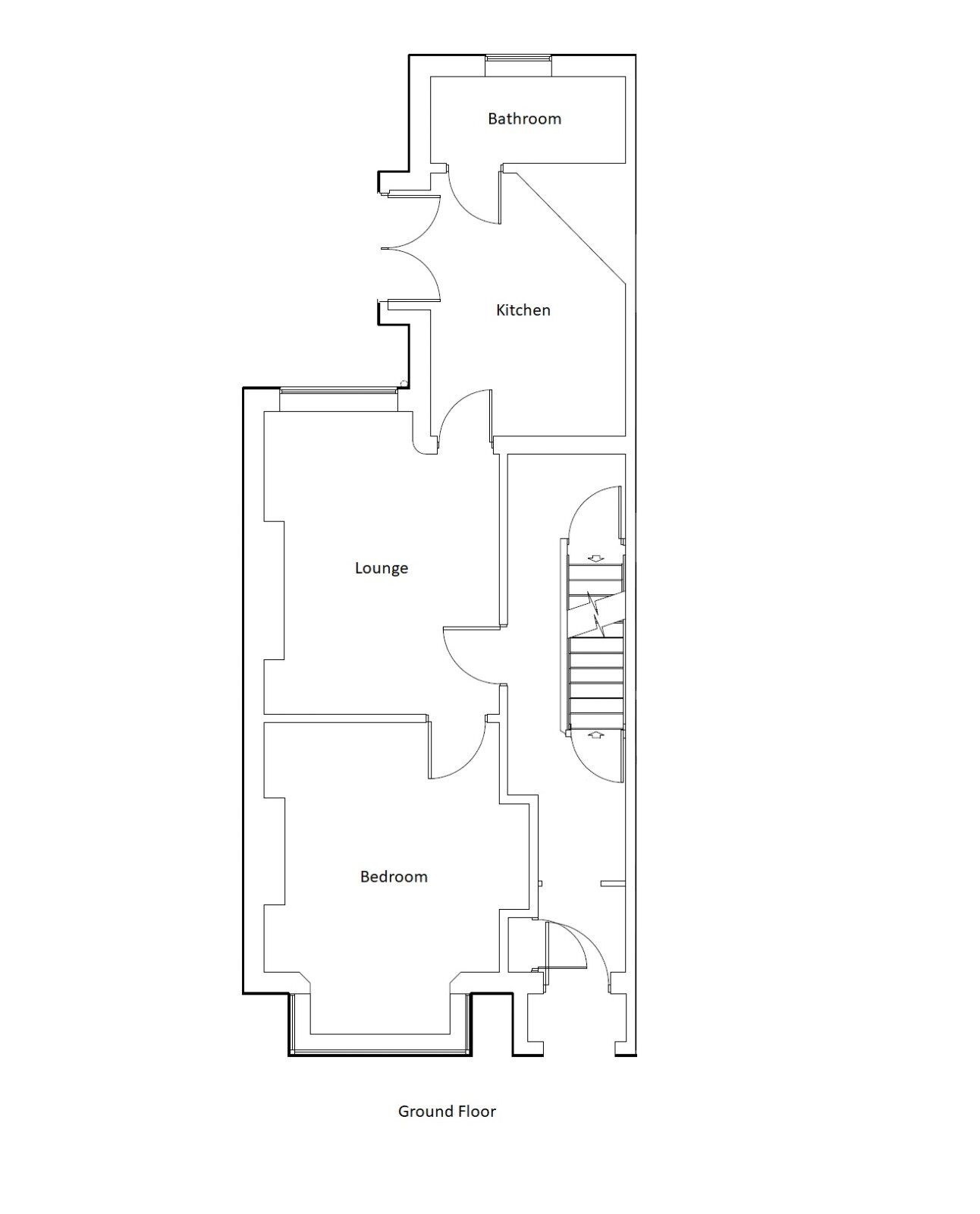 Floorplan of 1 bedroom  Flat to rent, Grosvenor Road, Newcastle, Staffordshire, ST5