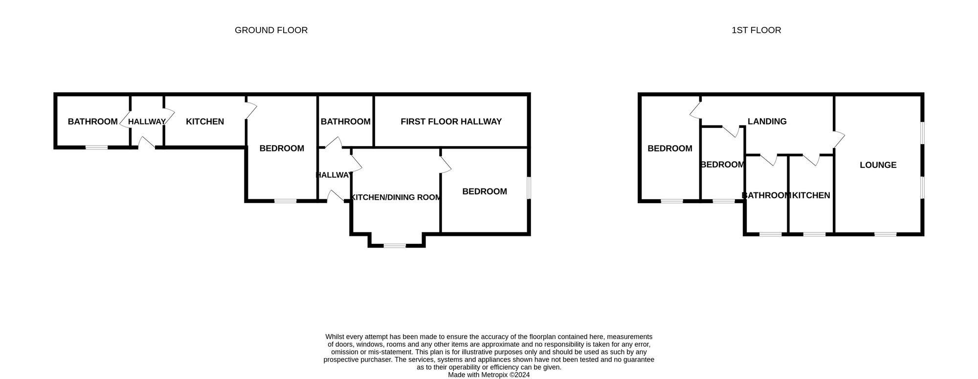 Floorplan of 4 bedroom End Terrace House for sale, London Road, Chesterton, Staffordshire, ST5