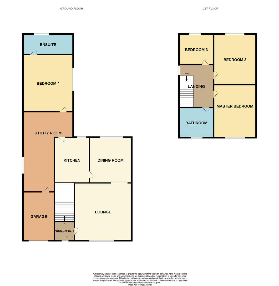 Floorplan of 4 bedroom Semi Detached House for sale, Westonview Avenue, Stoke-on-Trent, Staffordshire, ST3