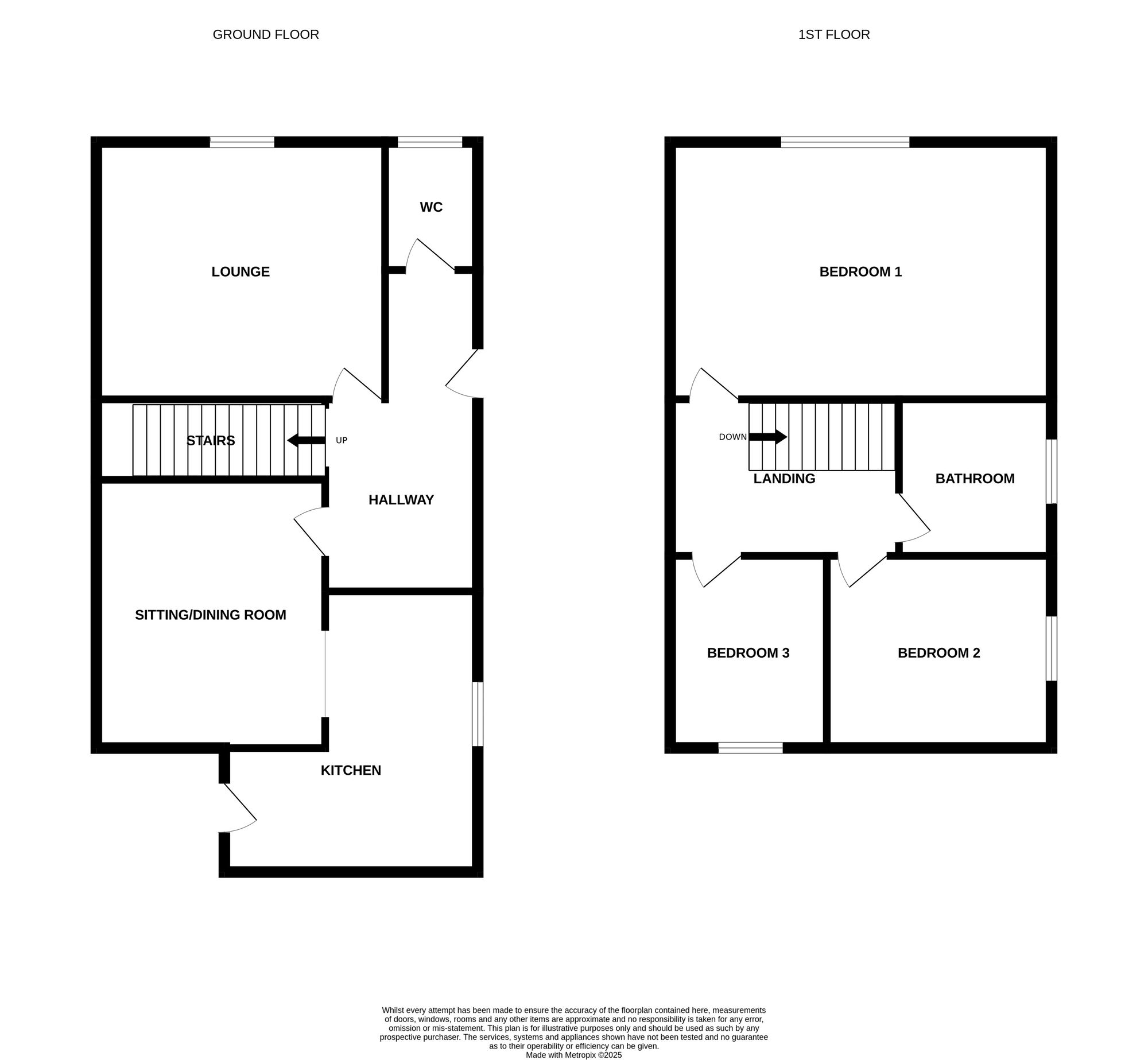 Floorplan of 3 bedroom Detached House for sale, Hawthorne Avenue, Staffordshire, ST4