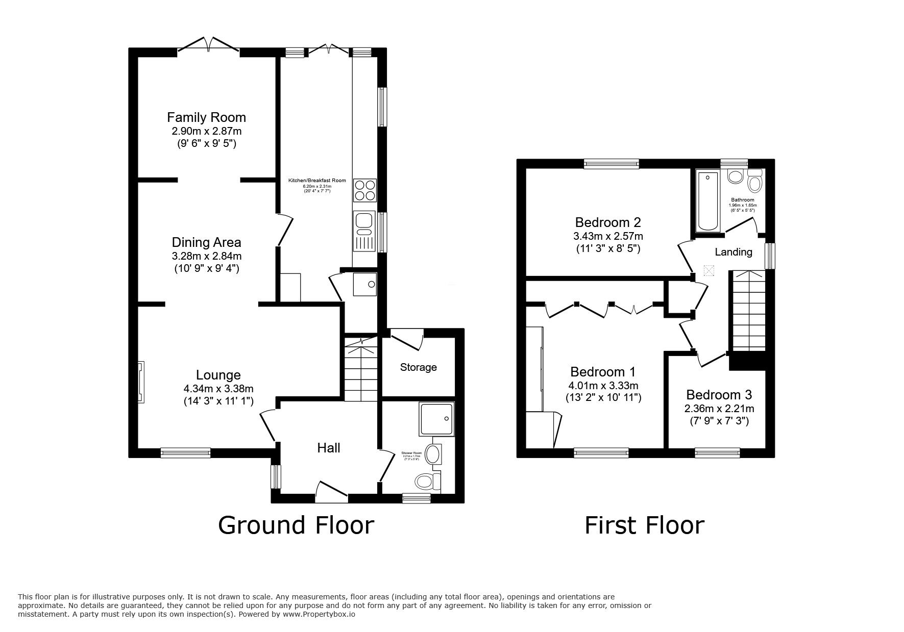 Floorplan of 3 bedroom Detached House for sale, Alvanley Rise, Northwich, Cheshire, CW9