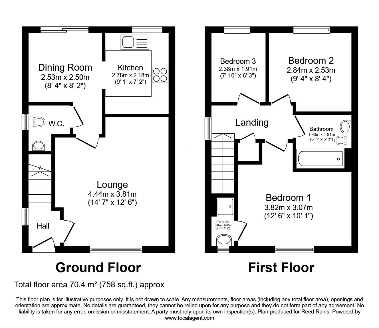 Floorplan of 3 bedroom Semi Detached House for sale, Martindale Crescent, Wigan, Greater Manchester, WN5