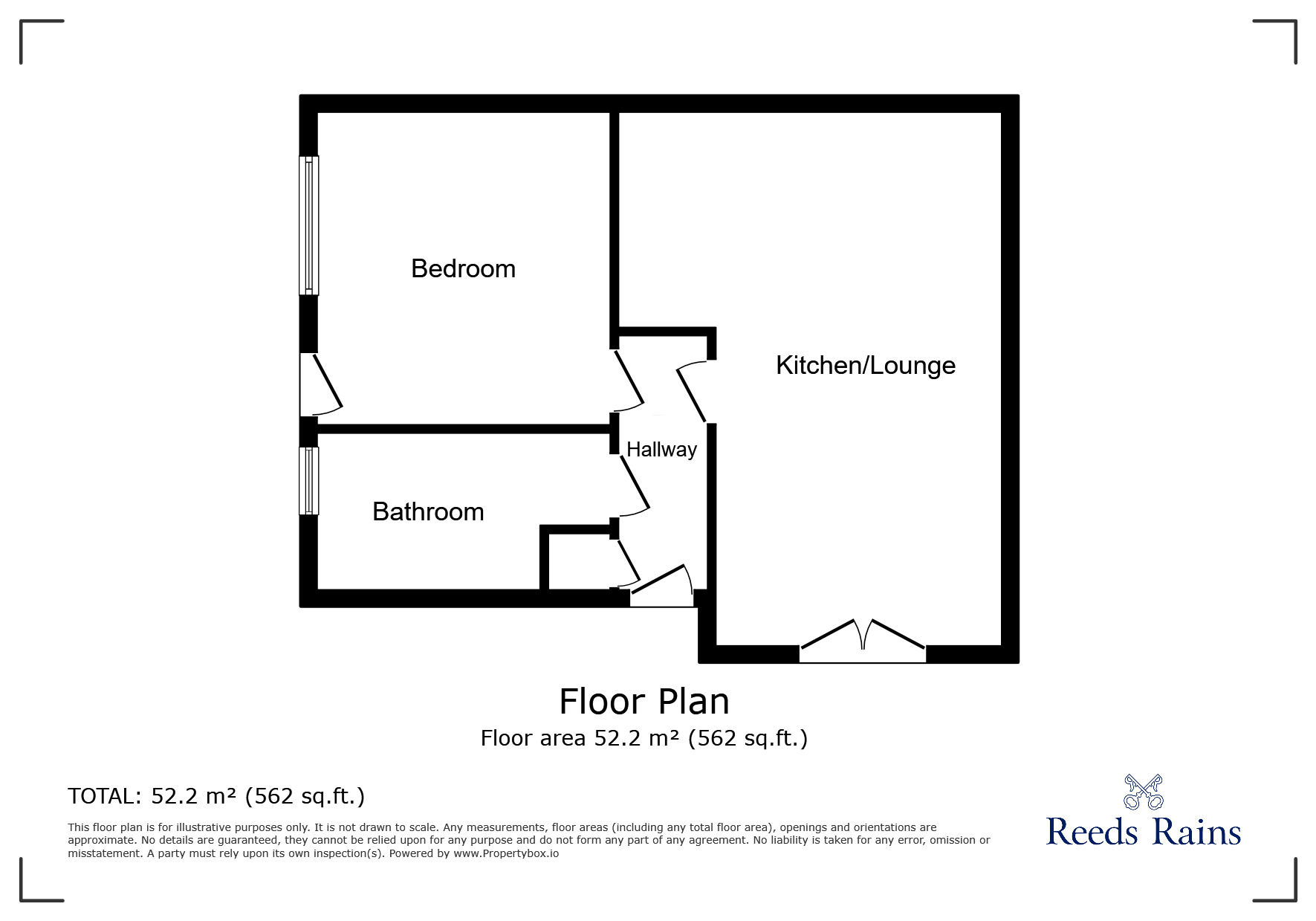 Floorplan of 1 bedroom  Flat to rent, Plane Avenue, Wigan, Greater Manchester, WN5