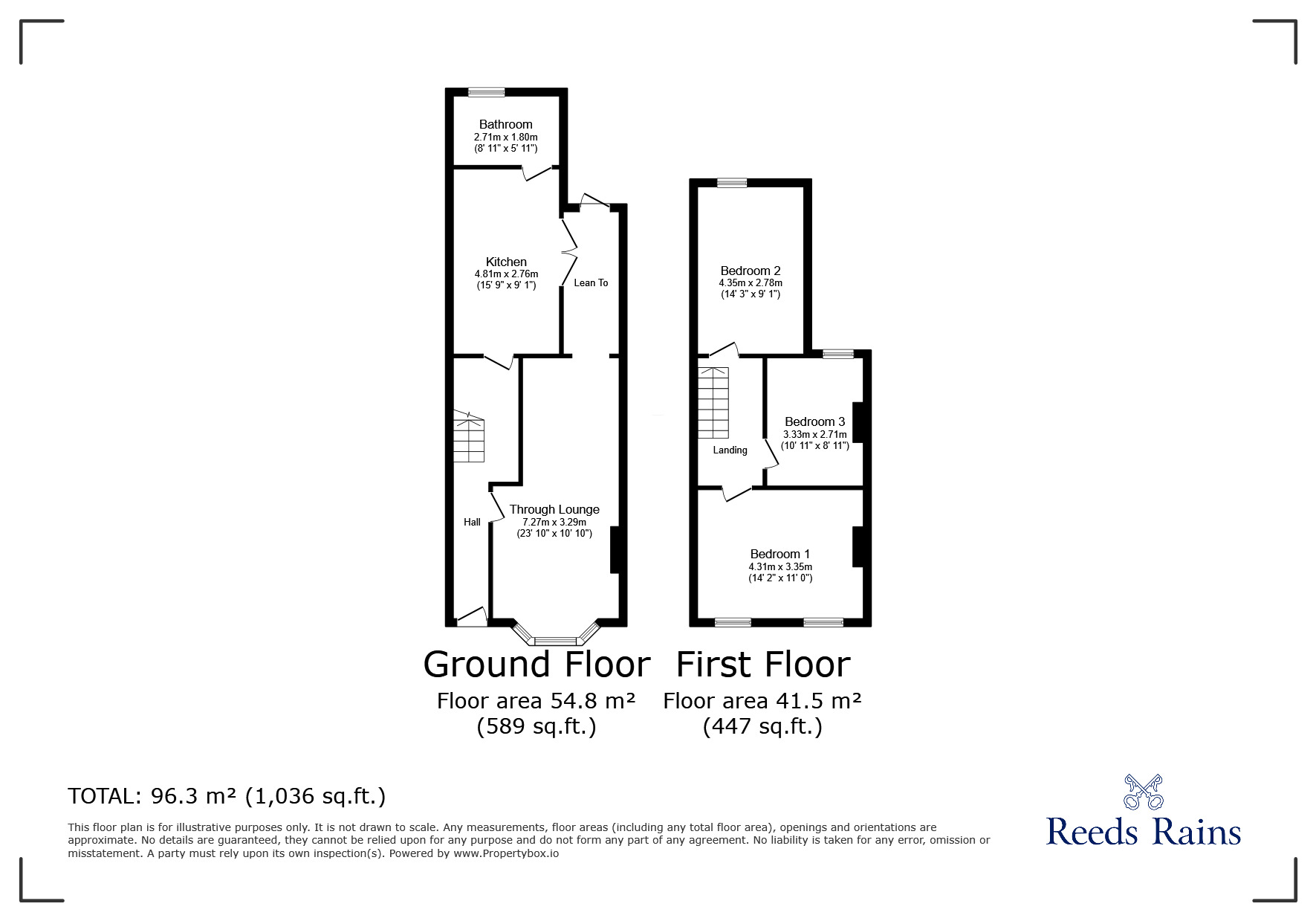 Floorplan of 3 bedroom Mid Terrace House for sale, Dongola Road, London, E13