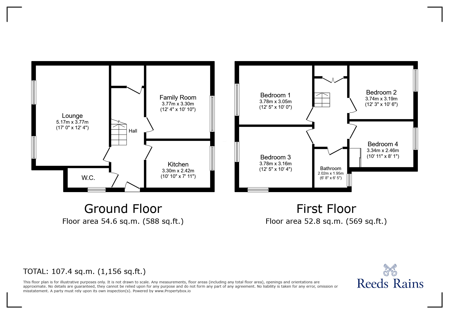 Floorplan of 4 bedroom End Terrace House for sale, Philip Street, London, E13