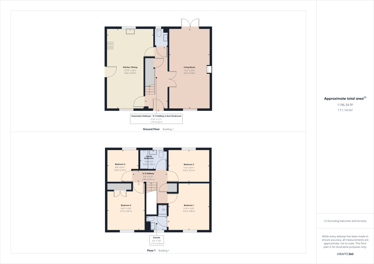 Floorplan of 4 bedroom Detached House to rent, Kingfisher Road, Portishead, Bristol, BS20